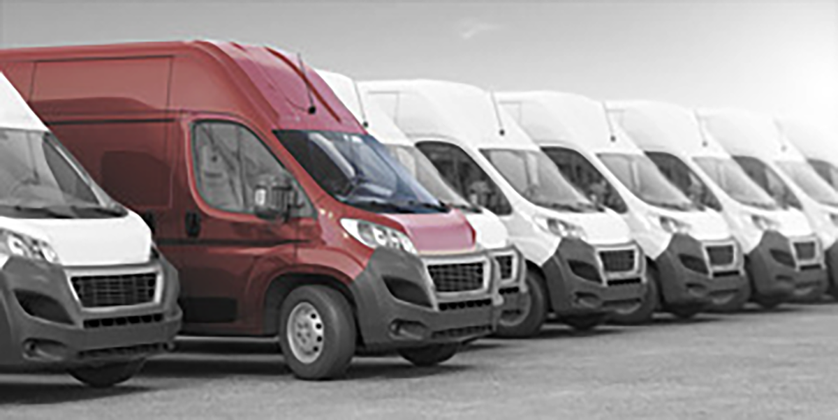 A line of fleet vehicles. Joining our fleet program can boost franchise revenue.